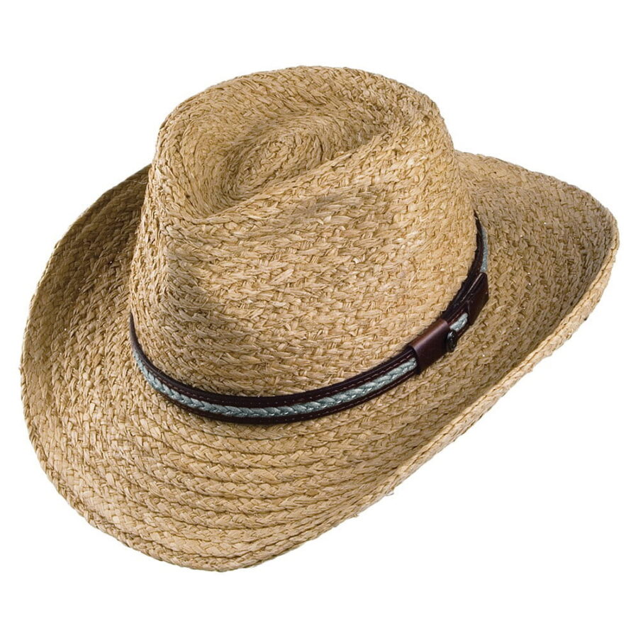 Natural Raffia Straw Outback Hat
