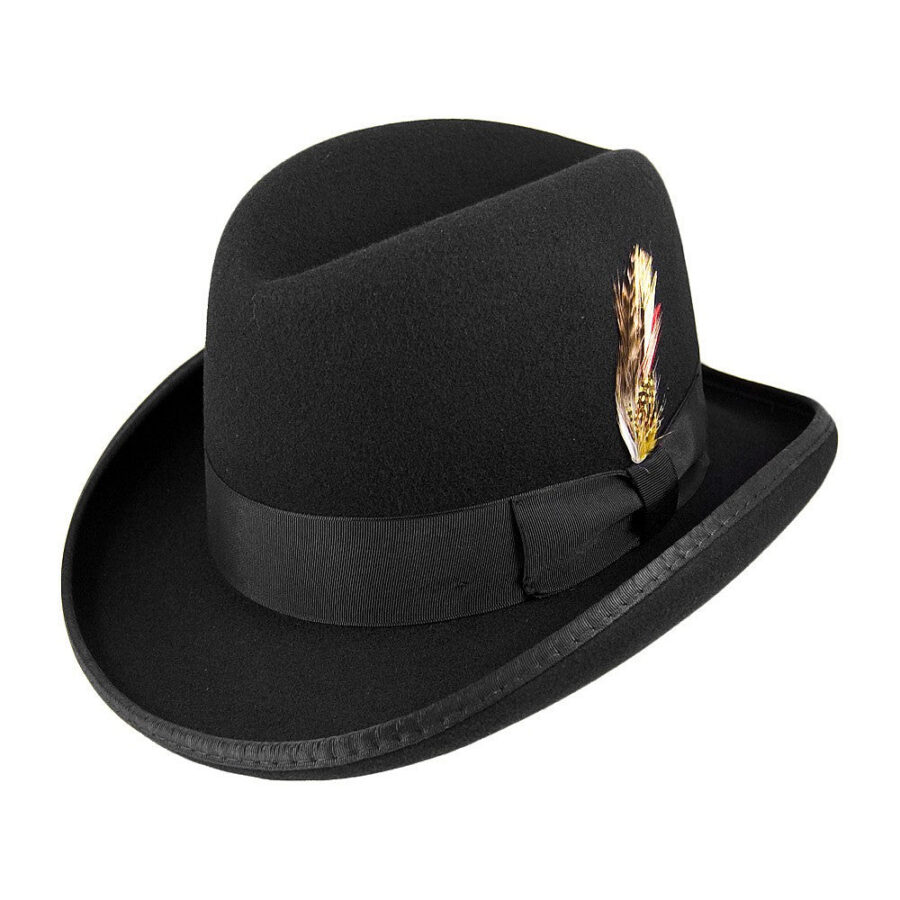 Dark Brown Leather Greek Fisherman Cap
