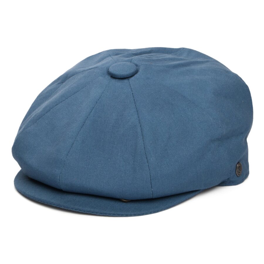 Brown Marl Tweed Big Apple Cap