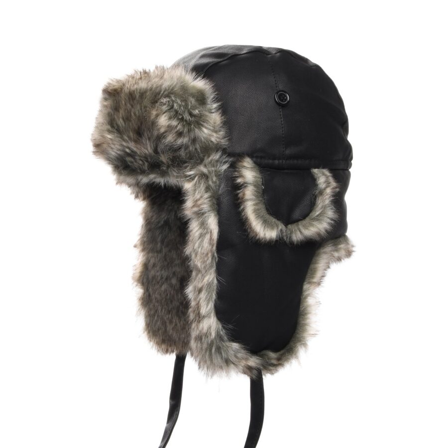 Charcoal Classic Wool Flat Cap
